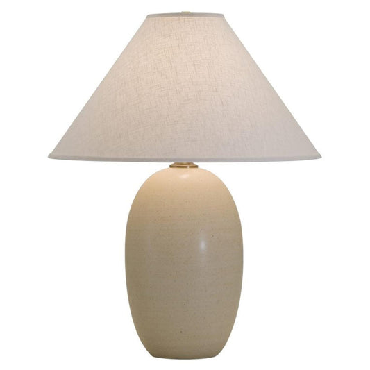 Scatchard Stoneware Table Lamp - GS150-OT - Oatmeal by House of Troy