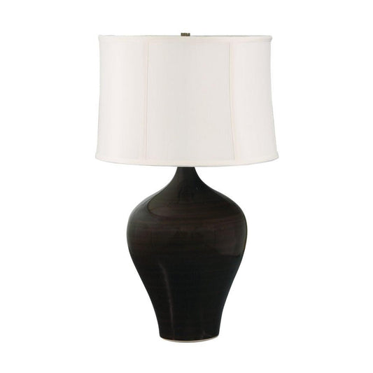 Scatchard Stoneware Table Lamp - GS160-BR - Brown Gloss by House of Troy