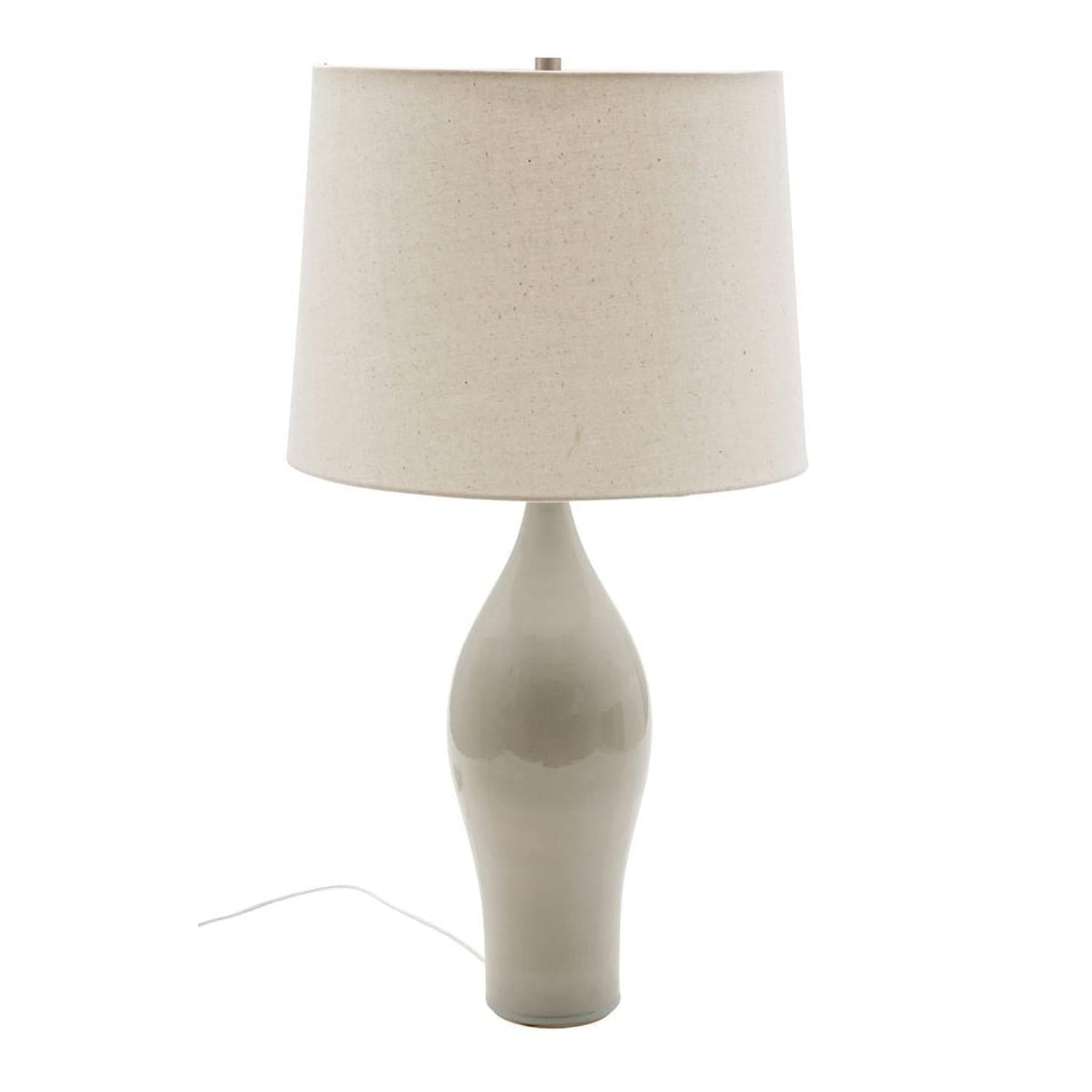 Scatchard Stoneware Table Lamp - GS170-GG - Gray Gloss by House of Troy