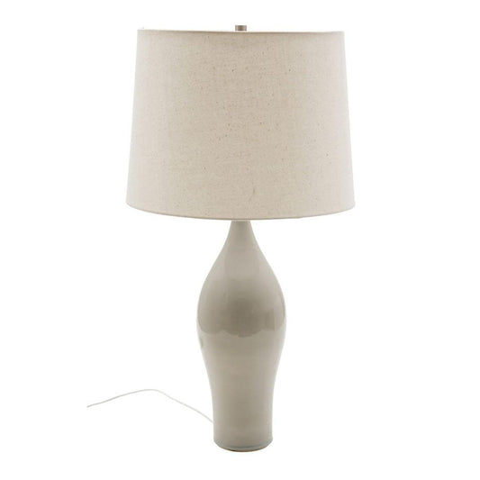 Scatchard Stoneware Table Lamp - GS170-GG - Gray Gloss by House of Troy