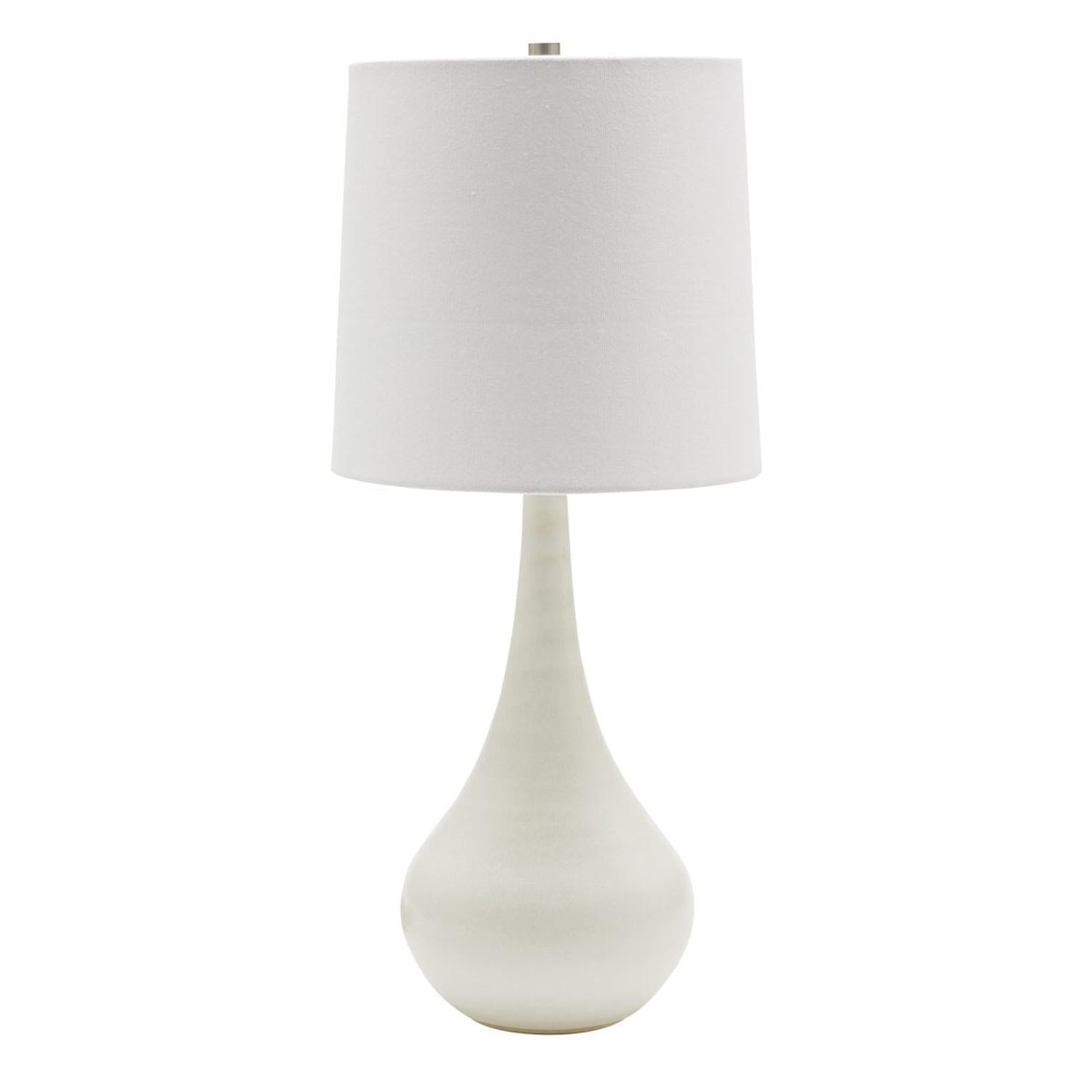 Scatchard Stoneware Table Lamp - GS180-WM - White Matte by House of Troy