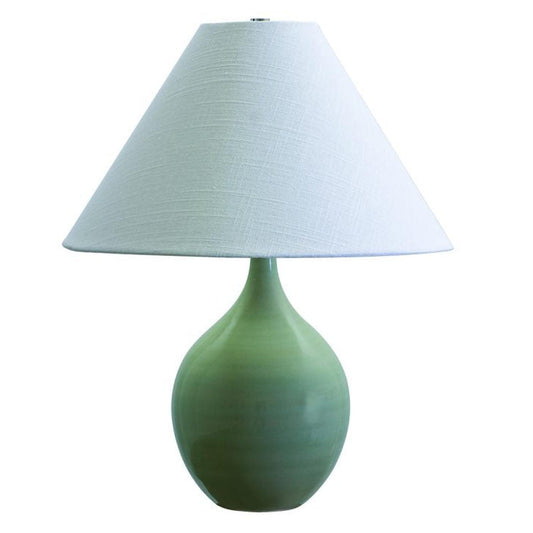 Scatchard Stoneware Table Lamp - GS200-CG - Celadon by House of Troy