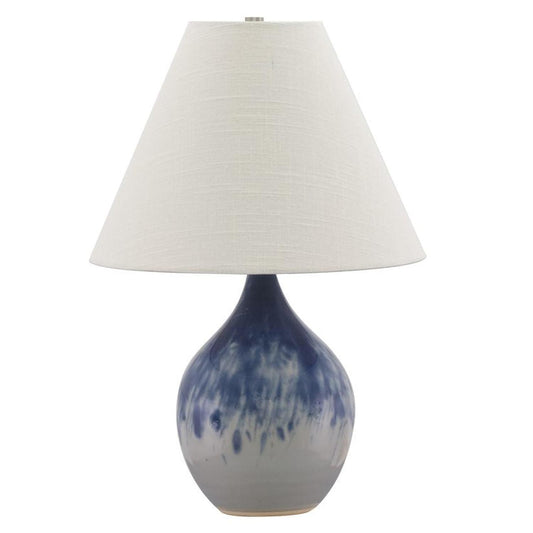 Scatchard Stoneware Table Lamp - GS200-DG - Decorated Gray by House of Troy