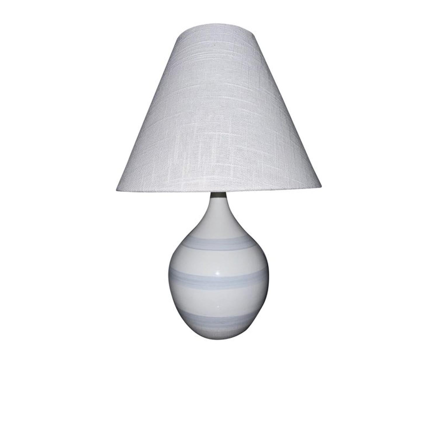 Scatchard Stoneware Table Lamp - GS200-GS - Gray Sky by House of Troy