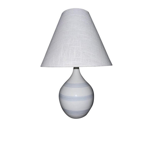 Scatchard Stoneware Table Lamp - GS200-GS - Gray Sky by House of Troy
