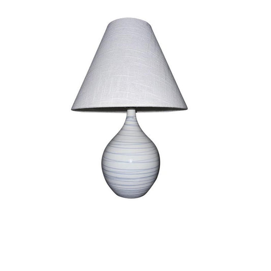 Scatchard Stoneware Table Lamp - GS200-PL - Pearl Blue by House of Troy