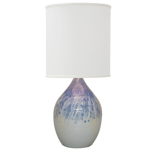 Scatchard Stoneware Table Lamp - GS201-DG - Decorated Gray by House of Troy