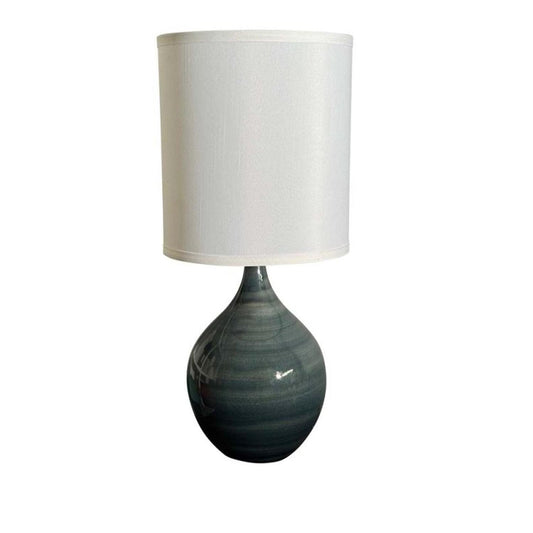 Scatchard Stoneware Table Lamp - GS201-SL - Slate by House of Troy