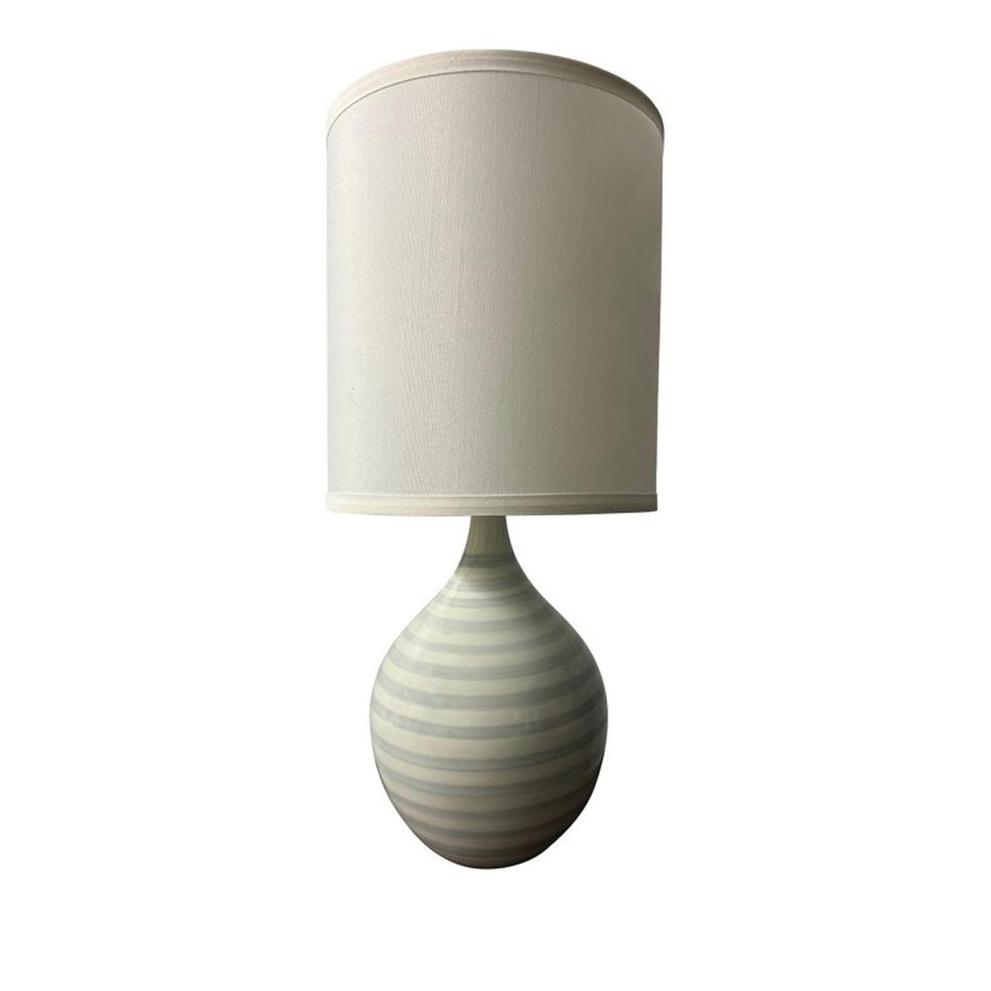 Scatchard Stoneware Table Lamp - GS201-SR - Sapphire Ring by House of Troy