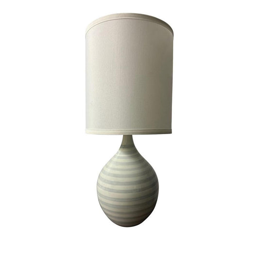 Scatchard Stoneware Table Lamp - GS201-SR - Sapphire Ring by House of Troy