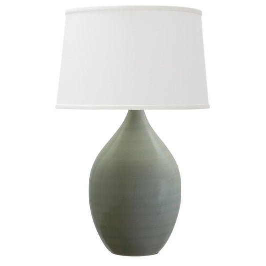 Scatchard Stoneware Table Lamp - GS202-CG - Celadon by House of Troy
