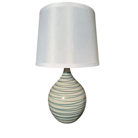 Scatchard Stoneware Table Lamp - GS202-EW - Emerald Wave by House of Troy