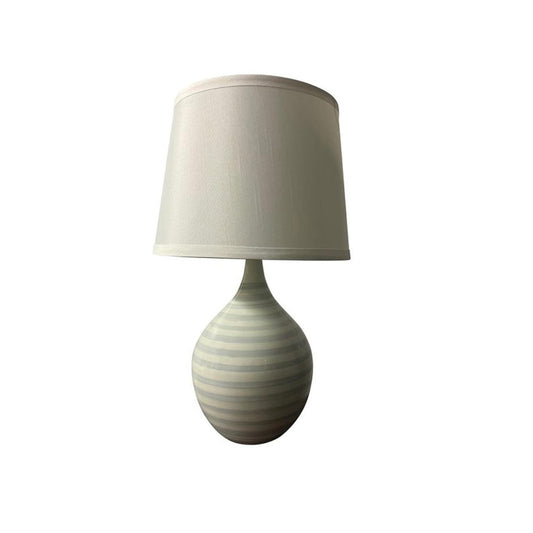 Scatchard Stoneware Table Lamp - GS202-SR - Sapphire Ring by House of Troy