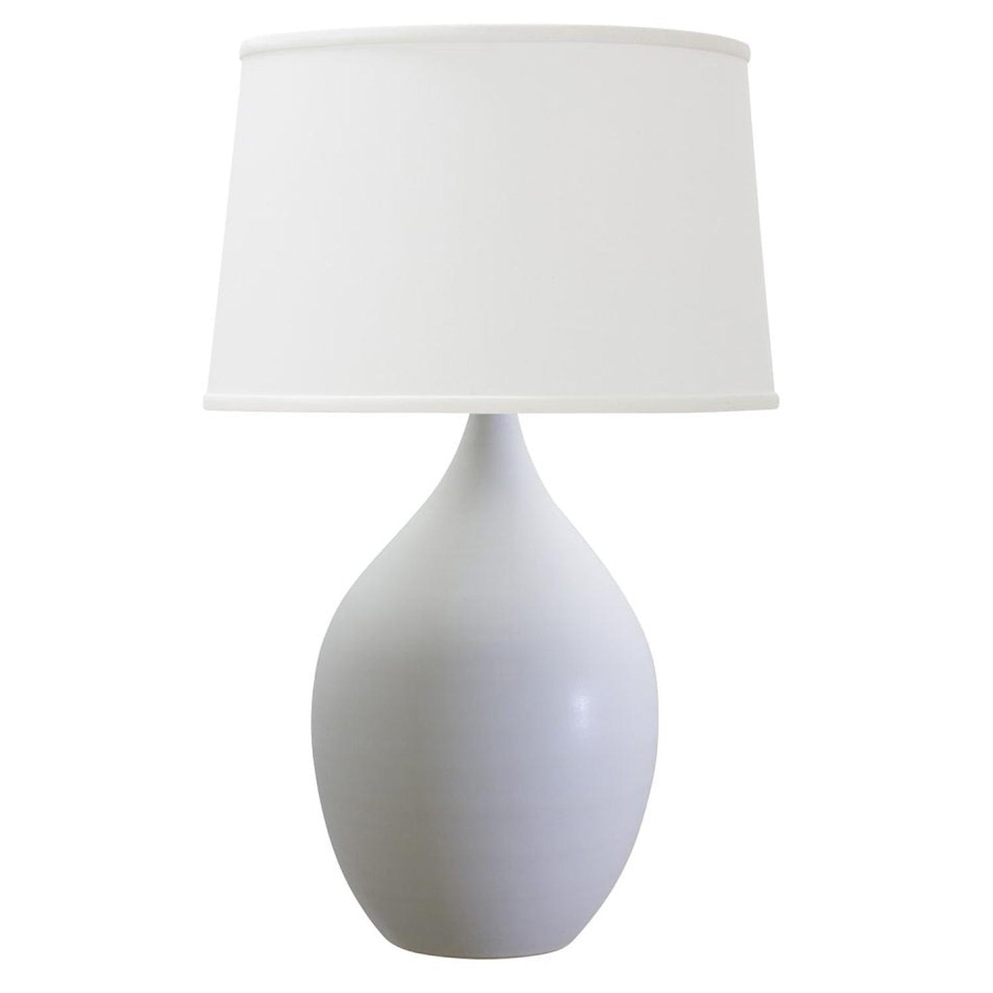 Scatchard Stoneware Table Lamp - GS202-WM - White Matte by House of Troy