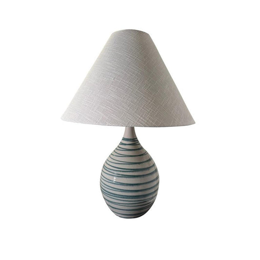 Scatchard Stoneware Table Lamp - GS300-EW - Emerald Wave by House of Troy