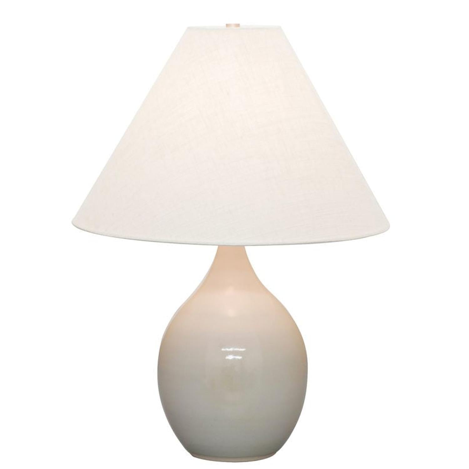 Scatchard Stoneware Table Lamp - GS300-GG - Gray Gloss by House of Troy