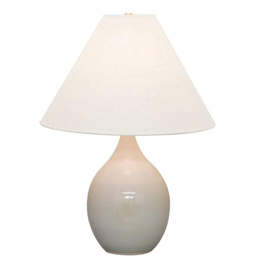 Scatchard Stoneware Table Lamp - GS300-GG - Gray Gloss by House of Troy