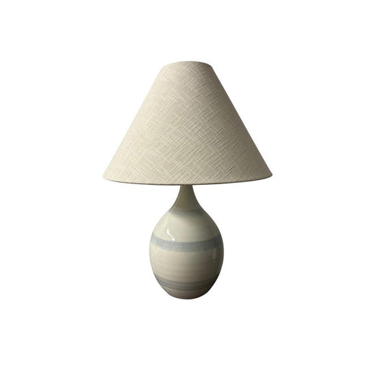Scatchard Stoneware Table Lamp - GS300-GS - Gray Sky by House of Troy