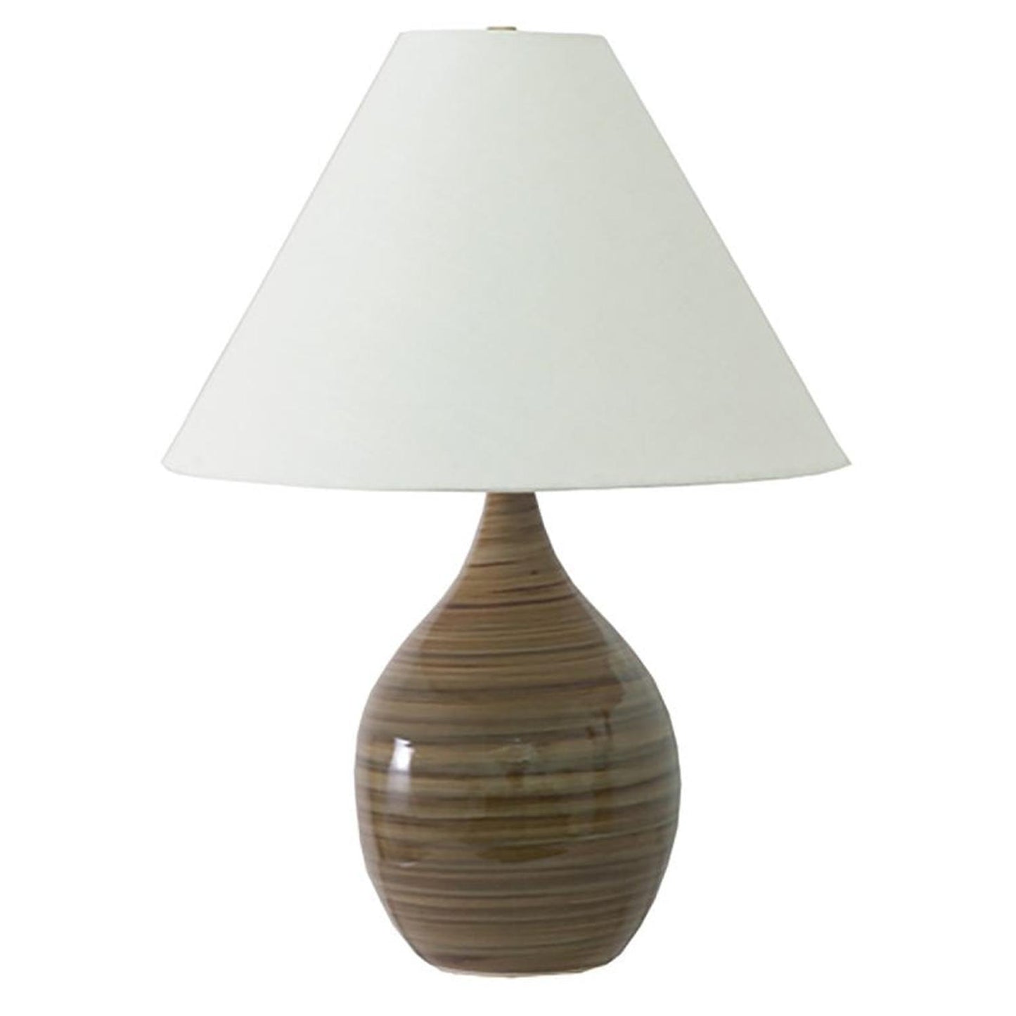Scatchard Stoneware Table Lamp - GS300-TE - Tigers Eye by House of Troy