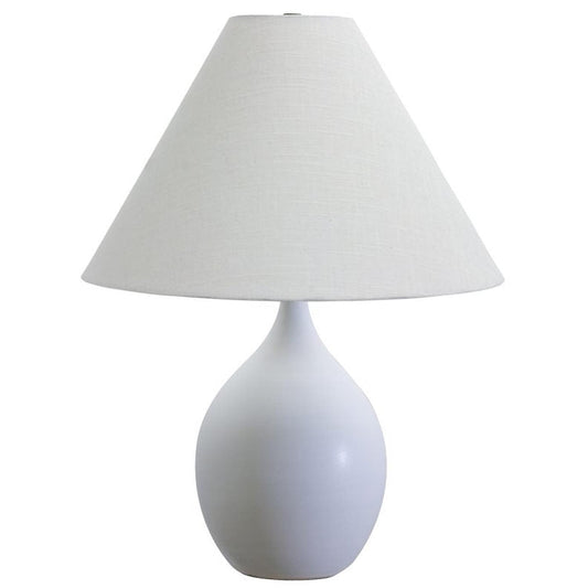 Scatchard Stoneware Table Lamp - GS300-WM - White Matte by House of Troy