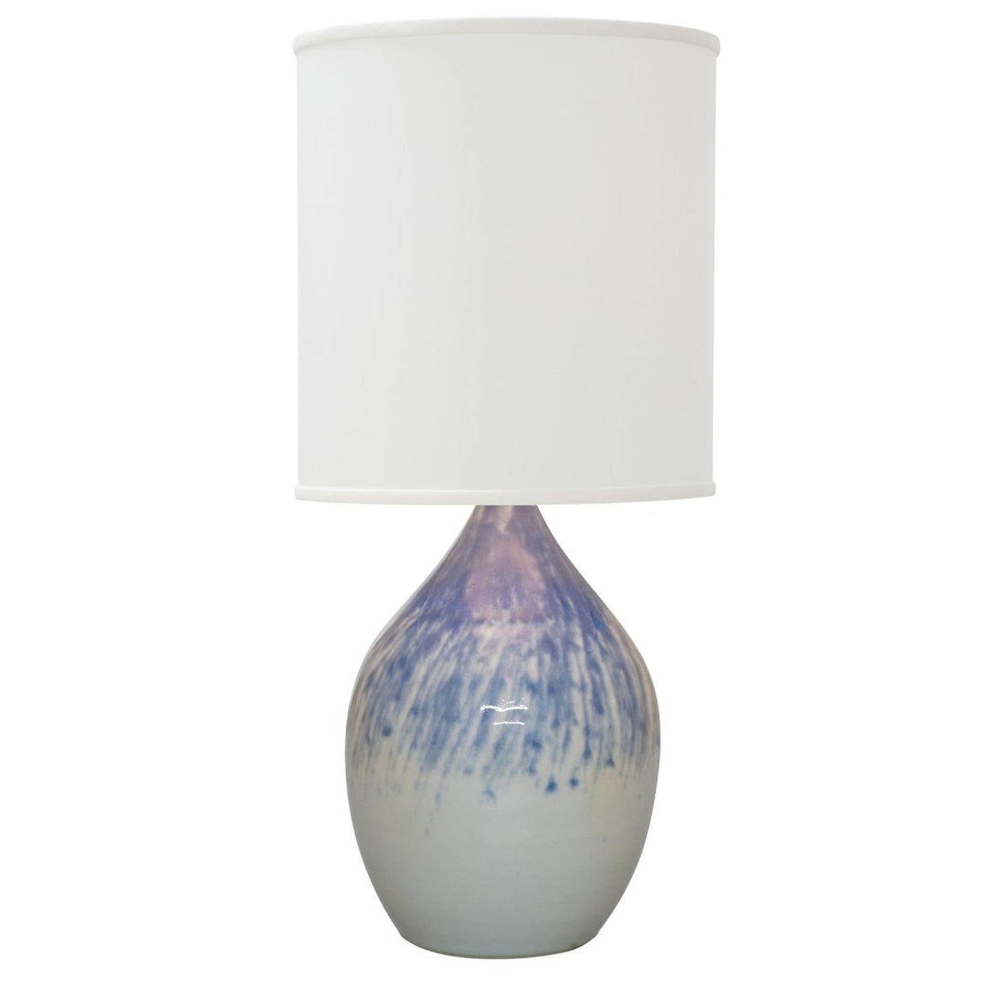 Scatchard Stoneware Table Lamp - GS301-DG - Decorated Gray by House of Troy
