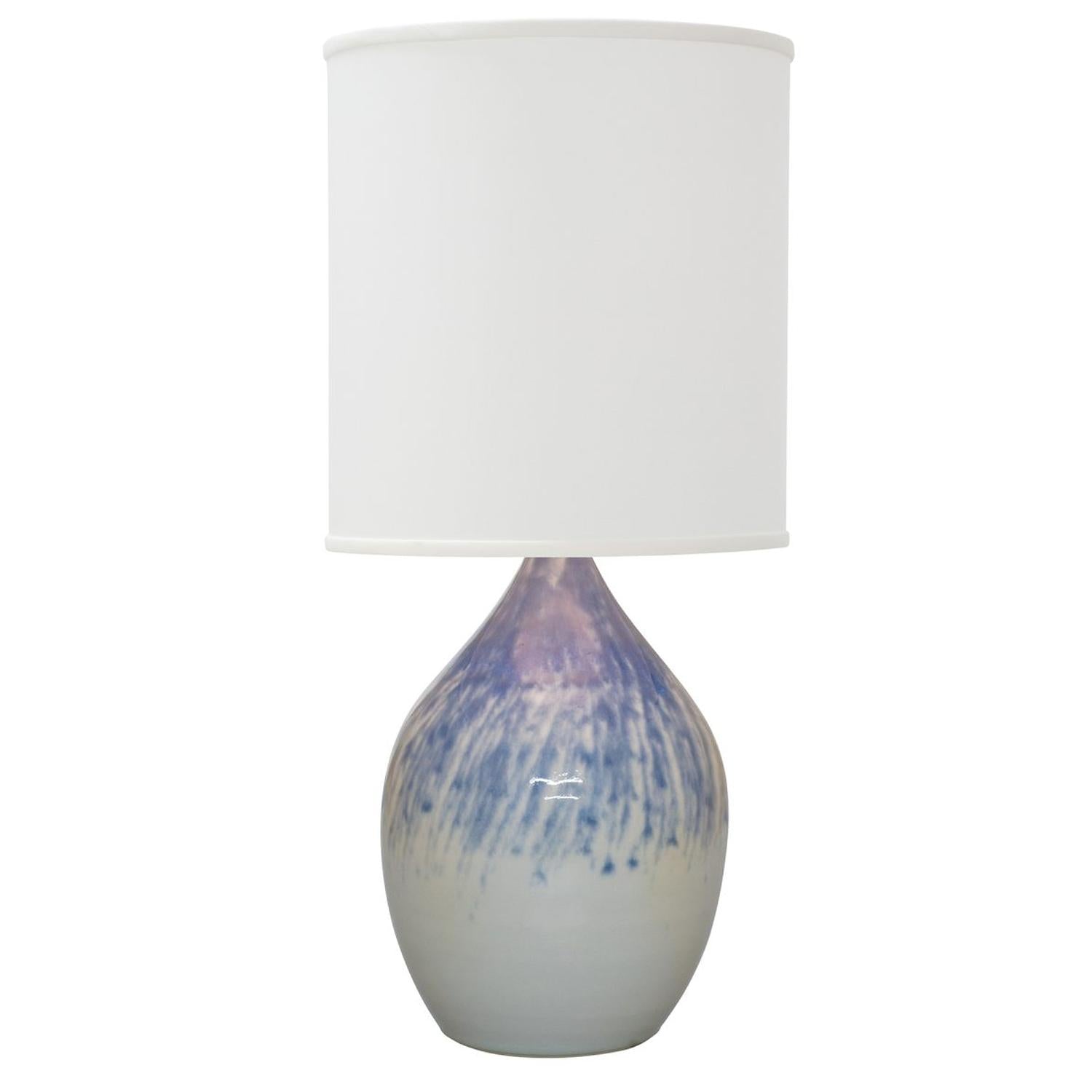 Scatchard Stoneware Table Lamp - GS301-DG - Decorated Gray by House of Troy
