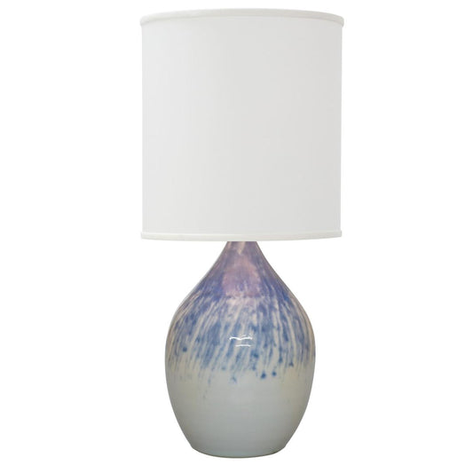 Scatchard Stoneware Table Lamp - GS301-DG - Decorated Gray by House of Troy