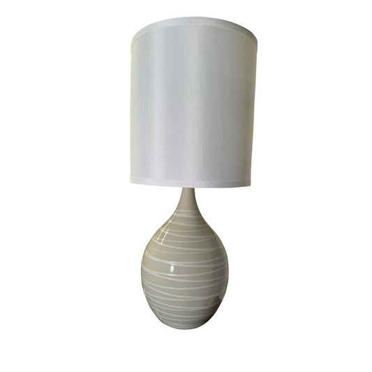 Scatchard Stoneware Table Lamp - GS301-NS - Natural Spiral by House of Troy