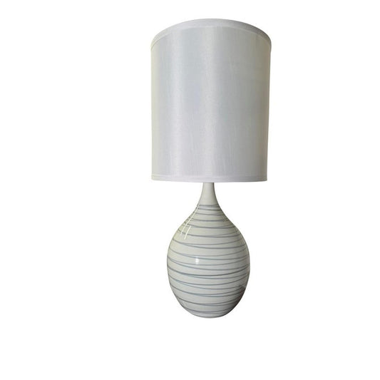 Scatchard Stoneware Table Lamp - GS301-PL - Pearl Blue by House of Troy