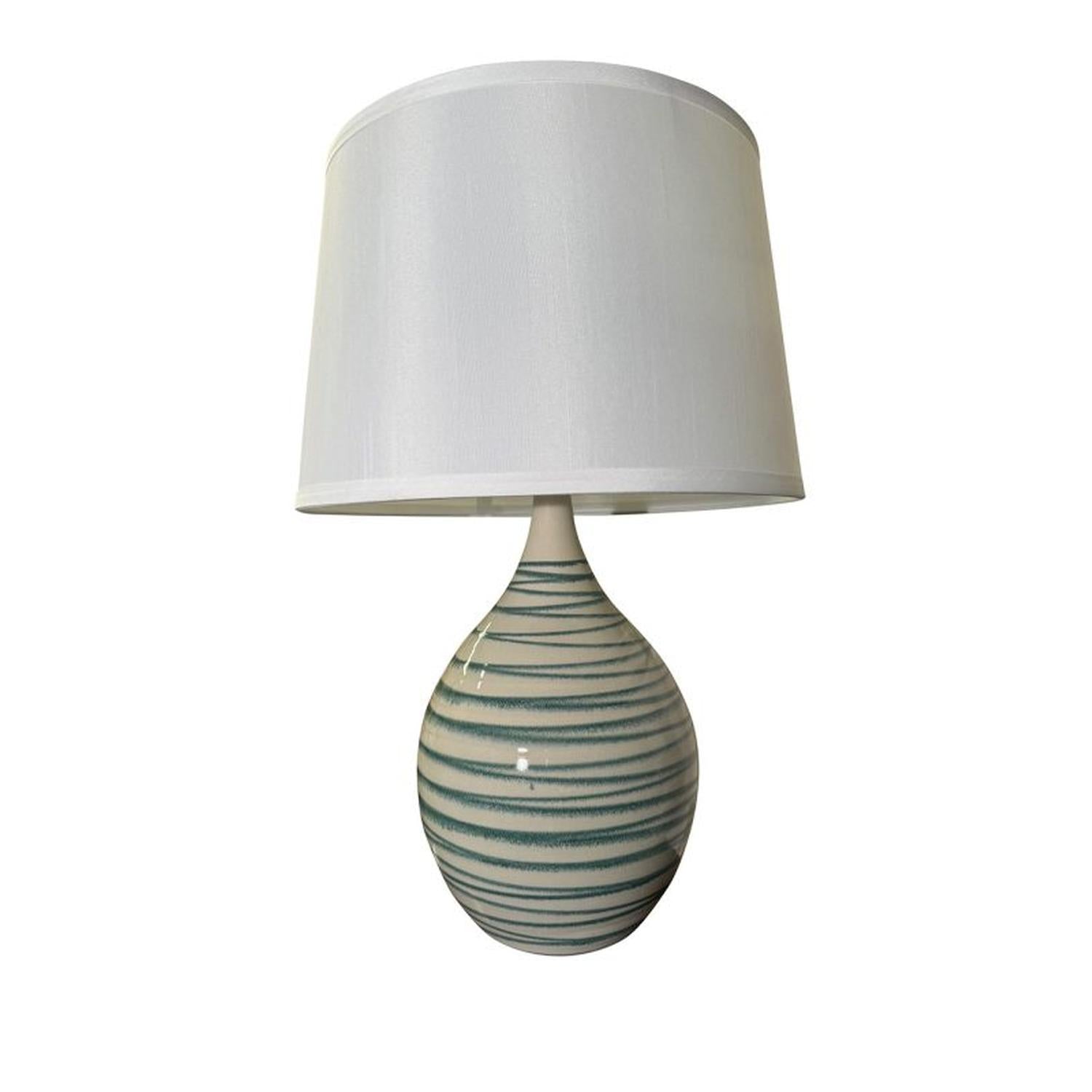 Scatchard Stoneware Table Lamp - GS302-EW - Emerald Wave by House of Troy