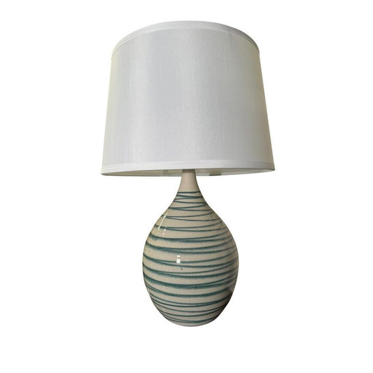 Scatchard Stoneware Table Lamp - GS302-EW - Emerald Wave by House of Troy