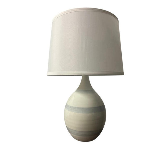 Scatchard Stoneware Table Lamp - GS302-GS - Gray Sky by House of Troy