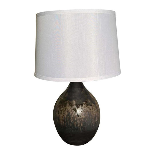 Scatchard Stoneware Table Lamp - GS302-MG - Mystic Gray by House of Troy