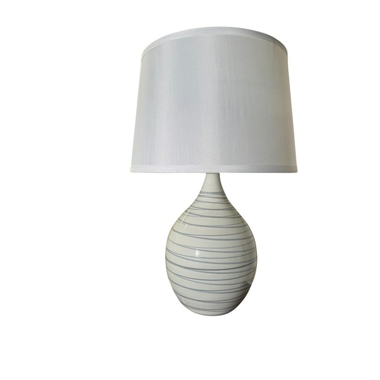 Scatchard Stoneware Table Lamp - GS302-PL - Pearl Blue by House of Troy