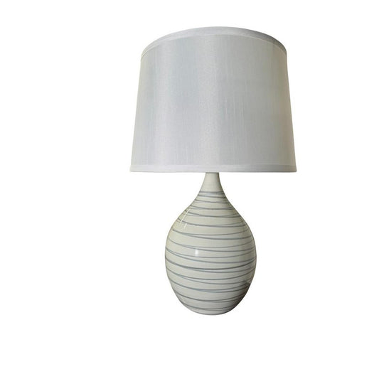 Scatchard Stoneware Table Lamp - GS302-PL - Pearl Blue by House of Troy