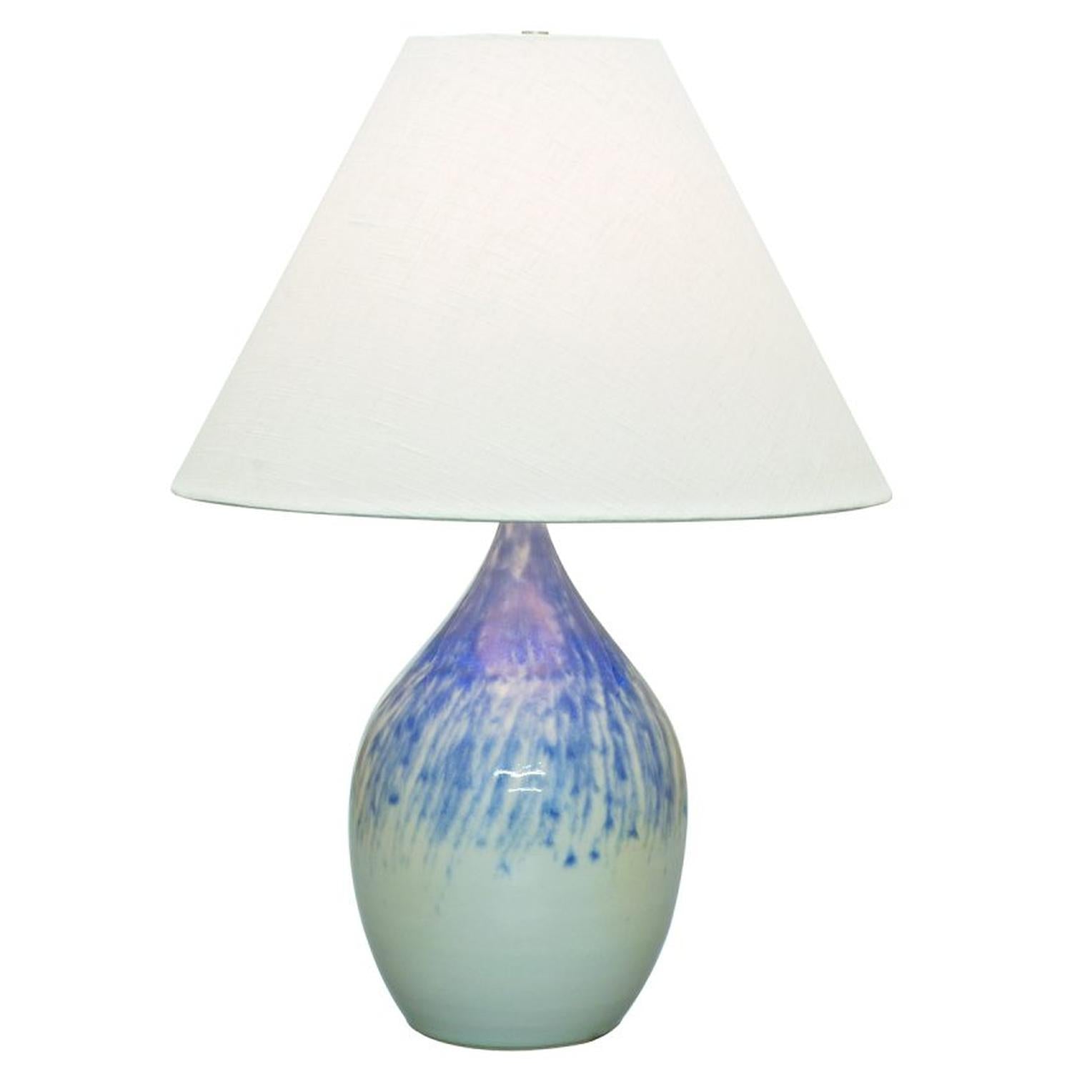 Scatchard Stoneware Table Lamp - GS400-DG - Decorated Gray by House of Troy