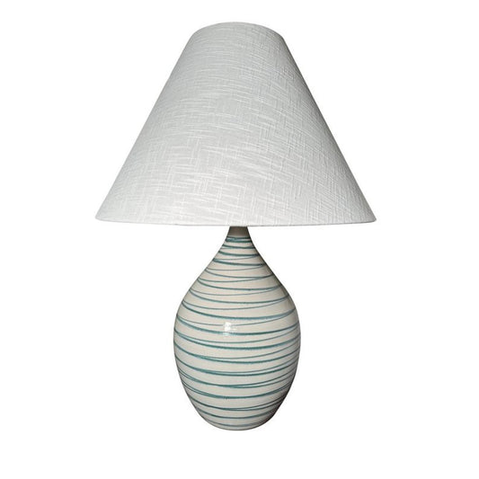 Scatchard Stoneware Table Lamp - GS400-EW - Emerald Wave by House of Troy