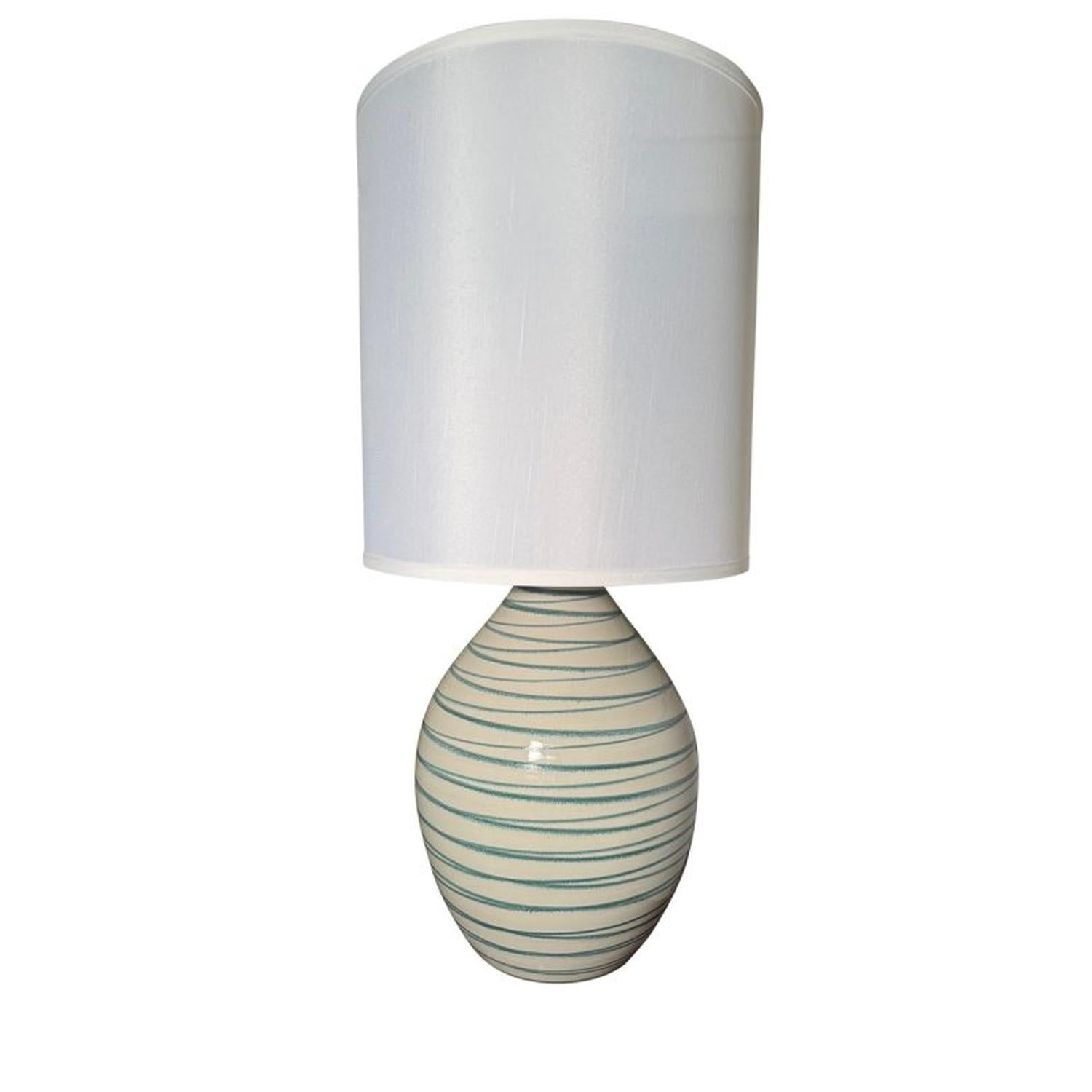 Scatchard Stoneware Table Lamp - GS401-EW - Emerald Wave by House of Troy