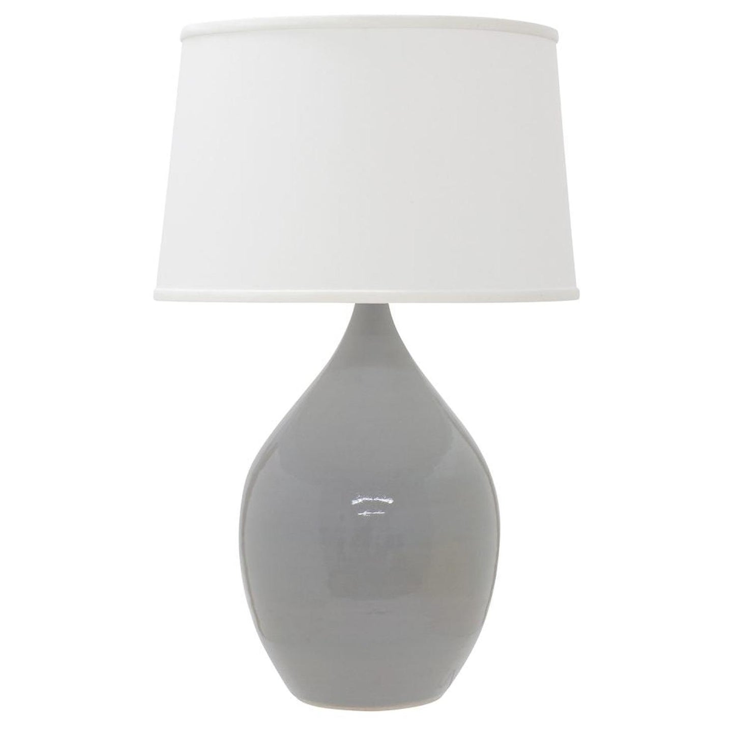Scatchard Stoneware Table Lamp - GS402-GG - Gray Gloss by House of Troy