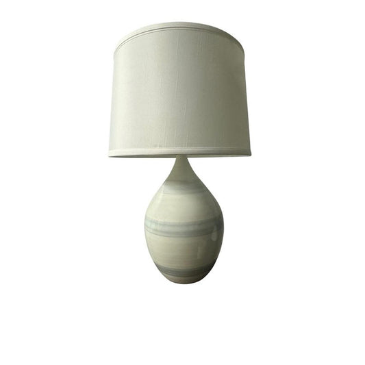 Scatchard Stoneware Table Lamp - GS402-GS - Gray Sky by House of Troy