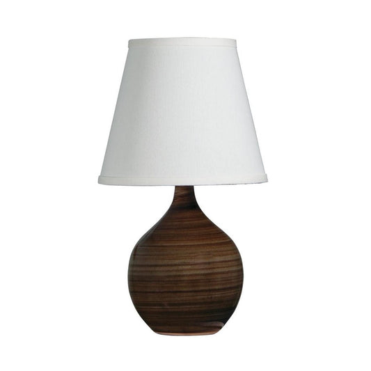 Scatchard Stoneware Table Lamp - GS50-TE - Tigers Eye by House of Troy