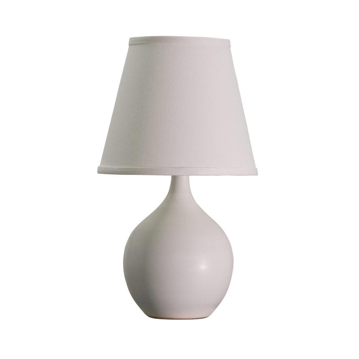 Scatchard Stoneware Table Lamp - GS50-WM - White Matte by House of Troy