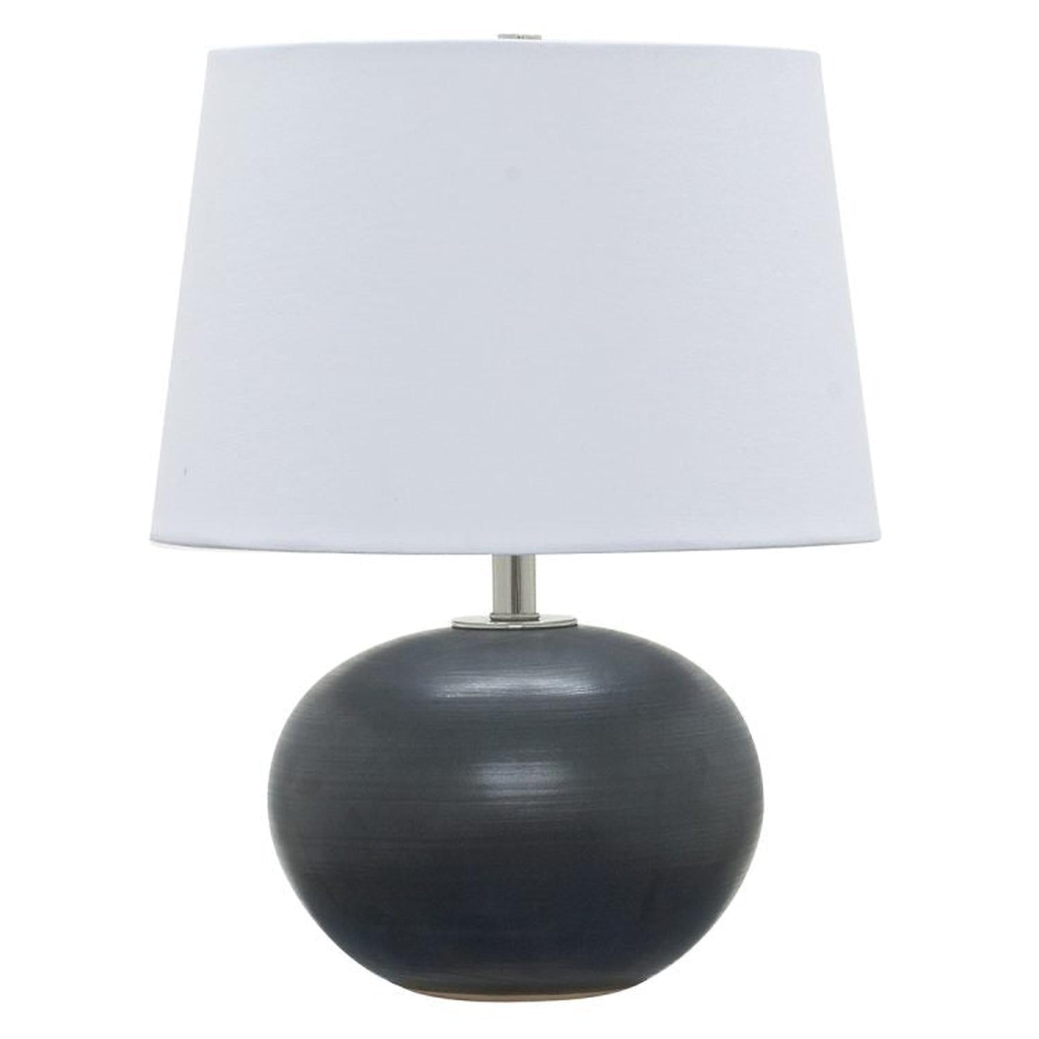 Scatchard Stoneware Table Lamp - GS600-BM - Black Matte by House of Troy