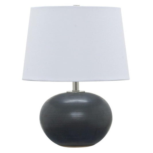 Scatchard Stoneware Table Lamp - GS600-BM - Black Matte by House of Troy