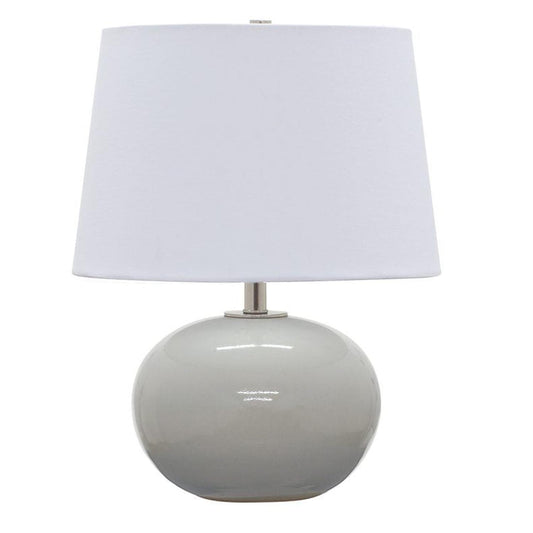 Scatchard Stoneware Table Lamp - GS600-GG - Gray Gloss by House of Troy
