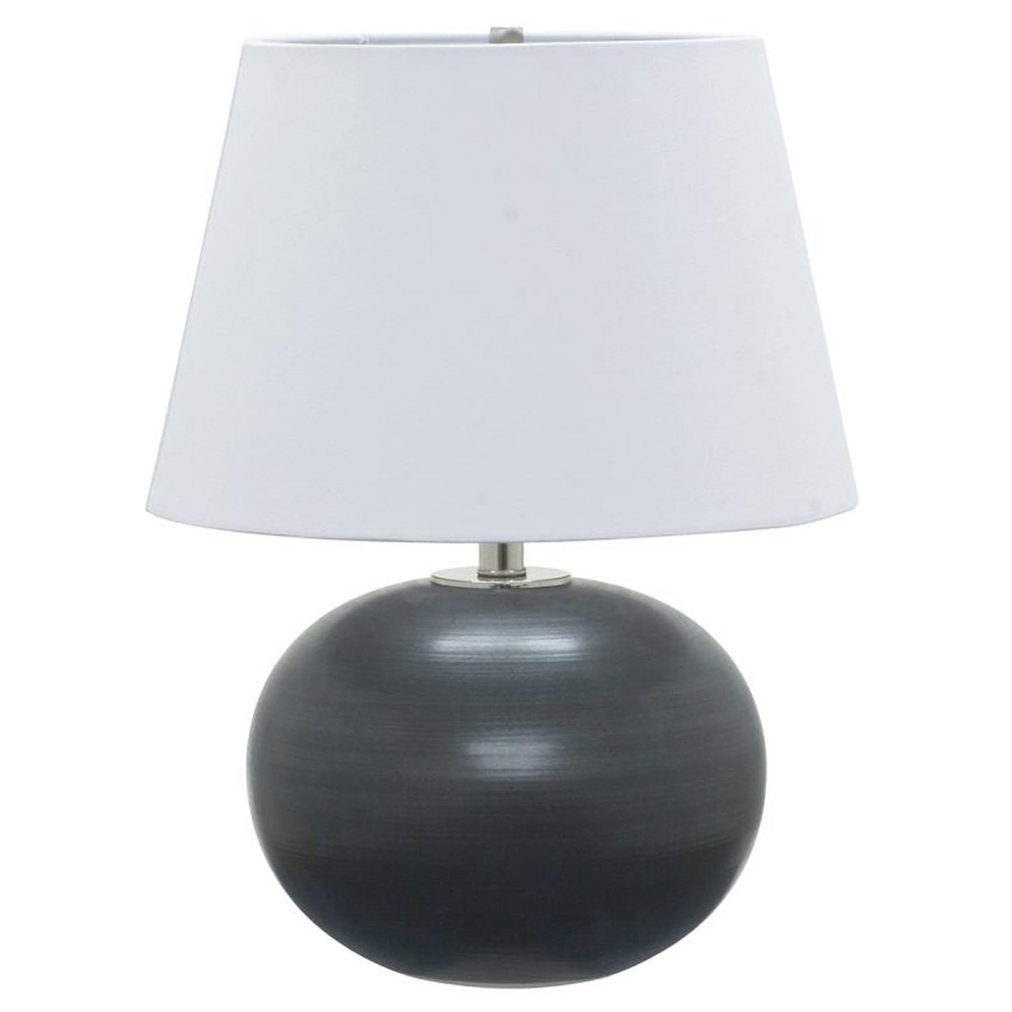 Scatchard Stoneware Table Lamp - GS700-BM - Black Matte by House of Troy