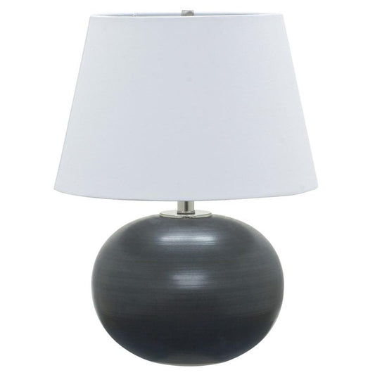 Scatchard Stoneware Table Lamp - GS700-BM - Black Matte by House of Troy