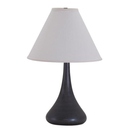 Scatchard Stoneware Table Lamp - GS800-BM - Black Matte by House of Troy