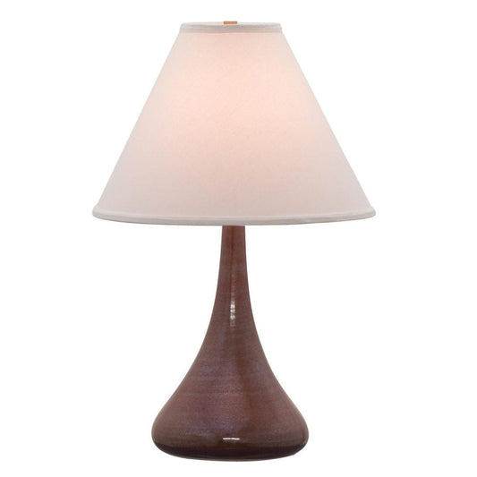 Scatchard Stoneware Table Lamp - GS800-IR - Iron Red by House of Troy