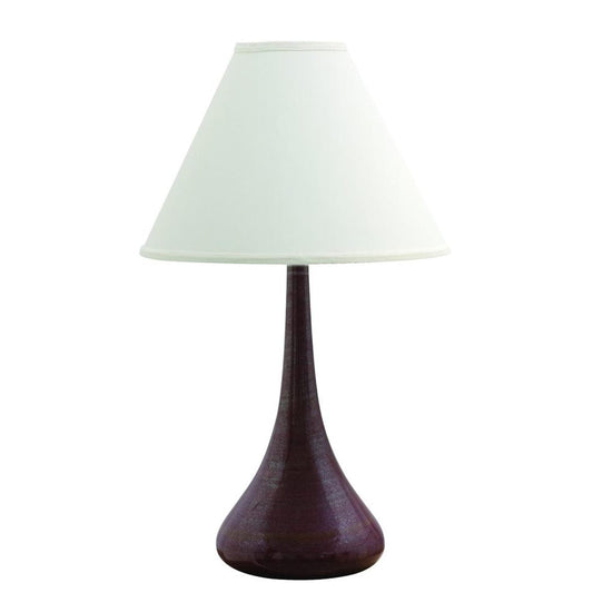 Scatchard Stoneware Table Lamp - GS801-IR - Iron Red by House of Troy